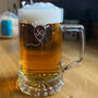 Personalised 30th Birthday Gift Balloon Stein Glass, thumbnail 2 of 5