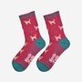 Women's Bamboo Socks Golden Retriever Rudolph Reindeer, thumbnail 1 of 5