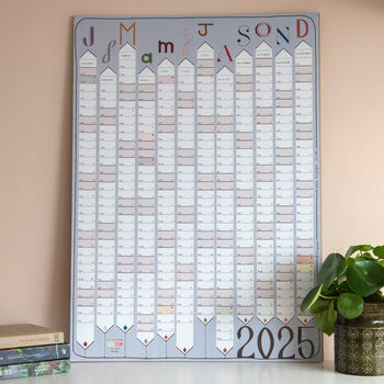 2025 Year Planner A1 Colour Wall Calendar, 4 of 7