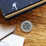 'You Are Out Of This World' Tiny Token Card, thumbnail 4 of 5