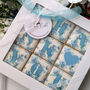 Thank You Biscuits Gift Box, Blue Floral, Nine Pieces, thumbnail 10 of 10