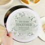 Personalised Botanical Wedding Cake Tin, thumbnail 3 of 5