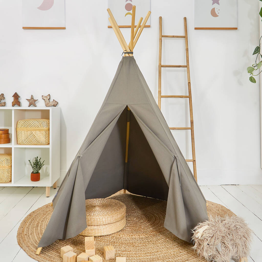 Personalised Pastel Green Folklove Teepee Tent, 1 of 5