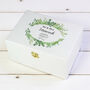 Personalised Fresh Botanical White Wooden Keepsake Box, thumbnail 4 of 6
