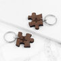 Personalised Couples Complete Me Jigsaw Two Keyrings, thumbnail 2 of 6