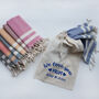 Personalised Cotton Kitchen Towels, Christmas Gift Set, thumbnail 4 of 11