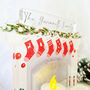Personalised Christmas Fireplace Candle Decoration, thumbnail 3 of 4