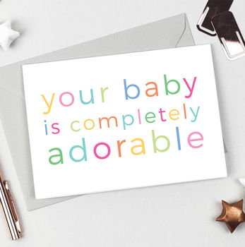 Adorable New Baby Card, 3 of 3