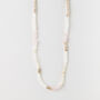 'Love Is Here' Natural Stone, Pearl And Shell Necklace, thumbnail 6 of 10