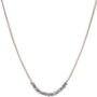 Gold Plated Grey Crystal Necklace, thumbnail 5 of 6