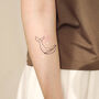 Animal Lines Temporary Tattoo Stickers, thumbnail 1 of 3