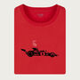 Racing 73 Red Motorsport T Shirt, thumbnail 2 of 6