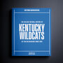 Kentucky Wildcats College Football Personalised Newspaper History Book, thumbnail 1 of 8
