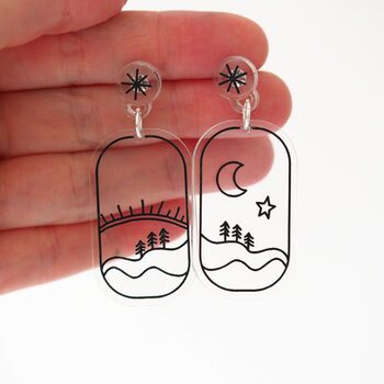 Day And Night Earrings, 2 of 6