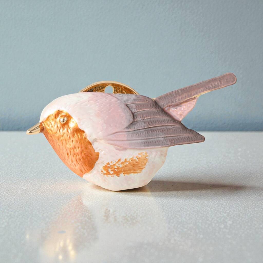 Magnetic Robin Brooch, 1 of 3