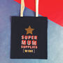 Personalised Super Parent Embroidered Tote Bag, thumbnail 3 of 5