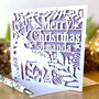 Personalised Merry Christmas Festive Deer Card, thumbnail 2 of 3