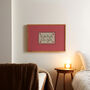 Night Night Love You Striped Bedroom Print, thumbnail 5 of 11
