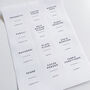 6cm X 6cm Square White Waterproof Personalised Labels, thumbnail 1 of 5