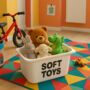 Custom Name Vinyl Stickers For Playroom Storage, thumbnail 3 of 10