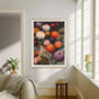 Japanese Abstract Flower Art Print, thumbnail 2 of 4