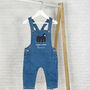 Gorilla Strong And Brave Personalised Kids Dungarees, thumbnail 3 of 3