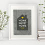 Home Sweet Home Personalised Map Print, thumbnail 3 of 12