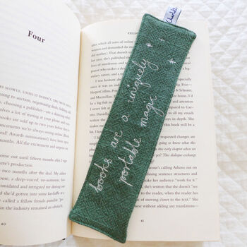 Book Magic Embroidered Bookmark, 4 of 5