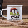 Personalised Tuk Tuk Enamel Mug Travel Gift, thumbnail 3 of 5