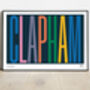 Clapham Typographic Art Print, thumbnail 2 of 5