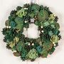 Natural Evergreen Spring Wreath, thumbnail 3 of 6