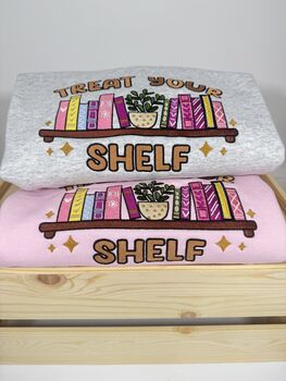 Treat Your Shelf Embroidered Sweatshirt, 2 of 4