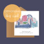 London Graduation Skyline Personalised Card, thumbnail 1 of 6