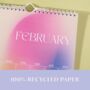 2024 Gradient Grid Wall Calendar | A4, thumbnail 4 of 6