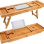 Two In One Bathtub Caddy And Laptop Bed Desk, thumbnail 2 of 4