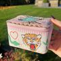Embroidered Tattoo Decorated Jewellery Box, thumbnail 4 of 10