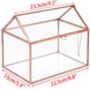 Rose Gold Glass Geometric Plant Terrarium With Lid, thumbnail 7 of 7