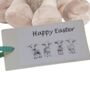 Happy Easter Day Sheep Lamb Soft Toy Set With Gift Bag, thumbnail 4 of 7
