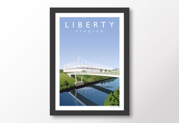 Liberty Stadium Ospreys Rugby Poster, 8 of 8