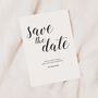 Calligraphy Style Wedding Save The Dates, thumbnail 1 of 4