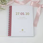 Personalised Date Wedding Planner Handbook, thumbnail 10 of 11