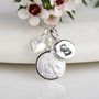 Personalised St. Christopher And Silver Heart Necklace, thumbnail 1 of 5