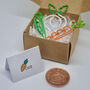 Personalised Tiny Parcel, Greetings Card + Veggie Gift, thumbnail 3 of 8