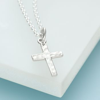 Sterling Silver Cross Necklace, 4 of 8