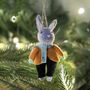 Little Bear Co. 'Walking In A…' Bunny Decoration, thumbnail 1 of 5