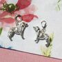 Border Collie Charm Sterling Silver, thumbnail 2 of 7