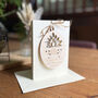 Personalised Wooden Diwali Gift Card, thumbnail 1 of 9