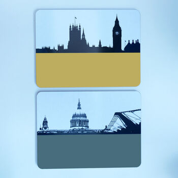 London Table Mat Set. Boxed Set Of Six Designs. Set One, 4 of 5