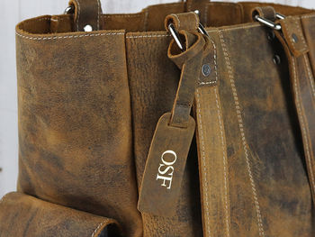 Leather Tote Handbag, 5 of 11