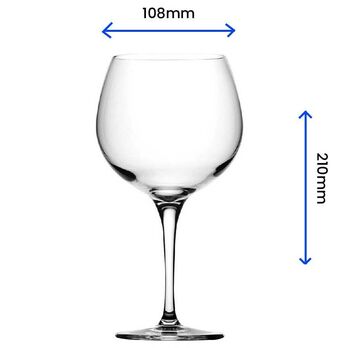 Engraved 20th Birthday Personalised Primeur Gin Glass, 4 of 5